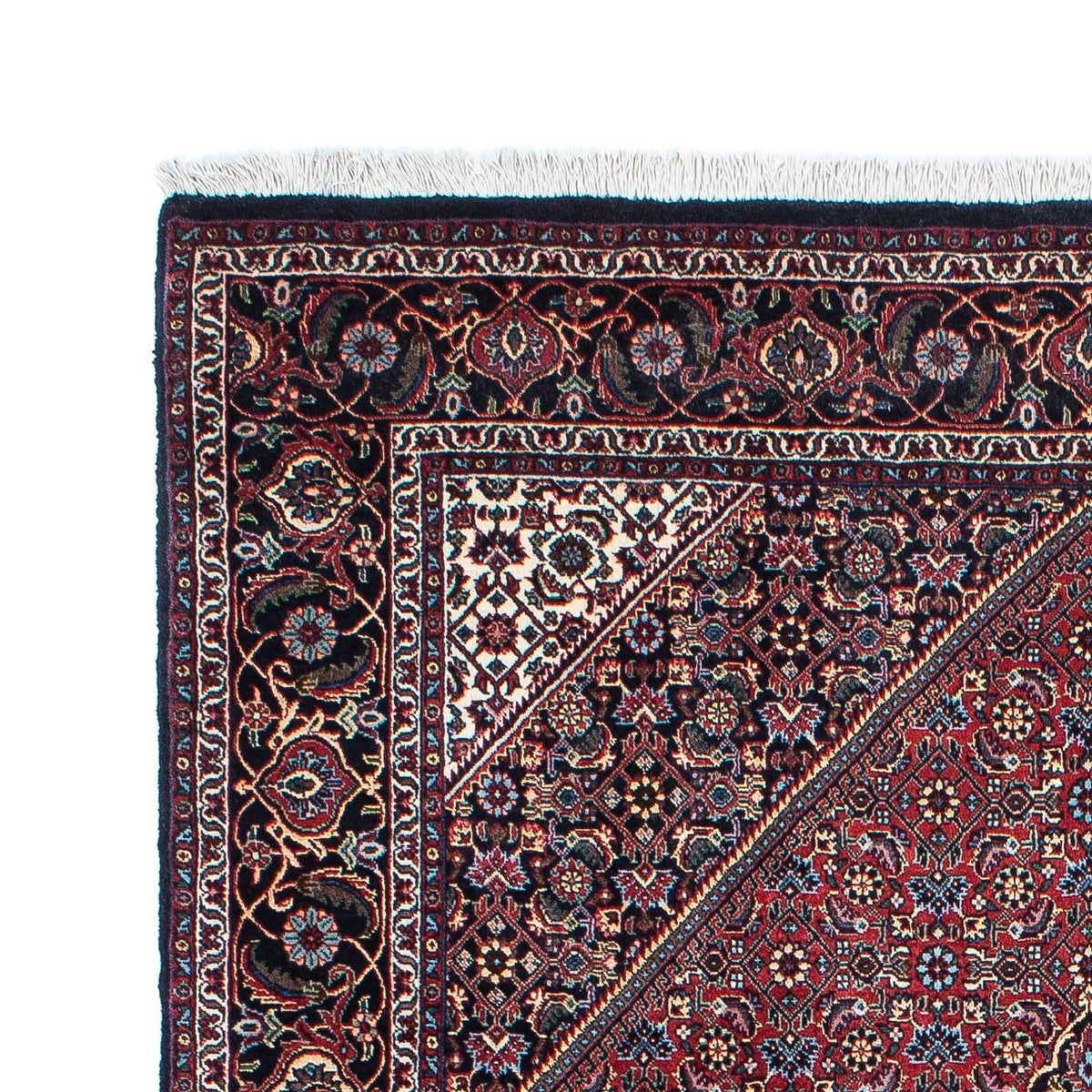 Alfombra de pasillo Alfombra persa - Bidjar - 225 x 128 cm - rojo claro