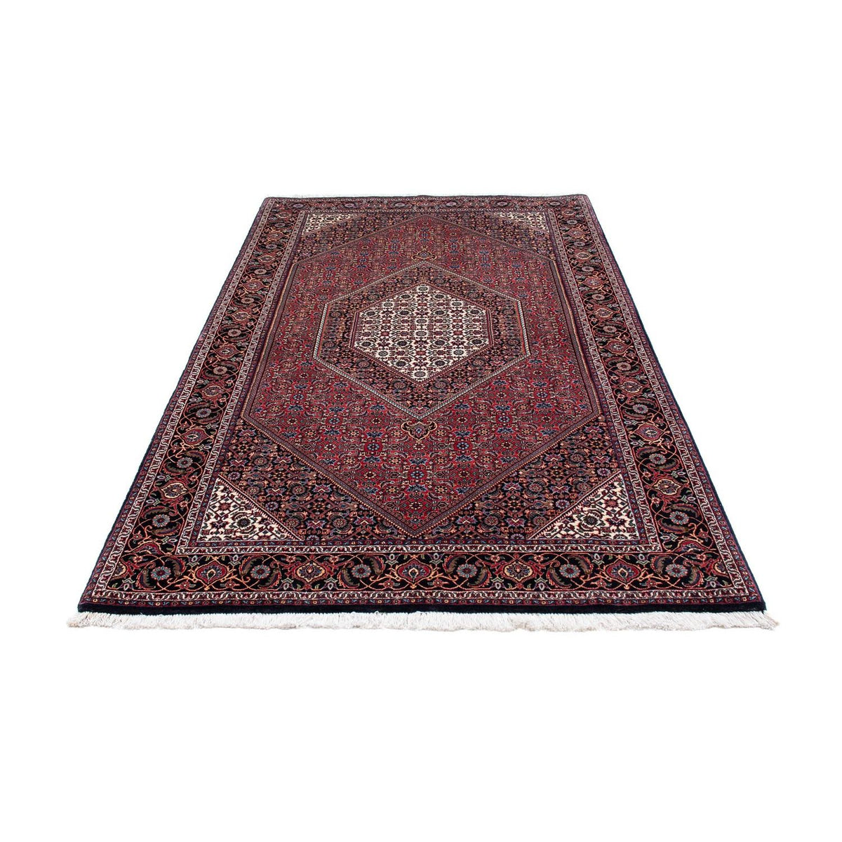 Alfombra de pasillo Alfombra persa - Bidjar - 225 x 128 cm - rojo claro