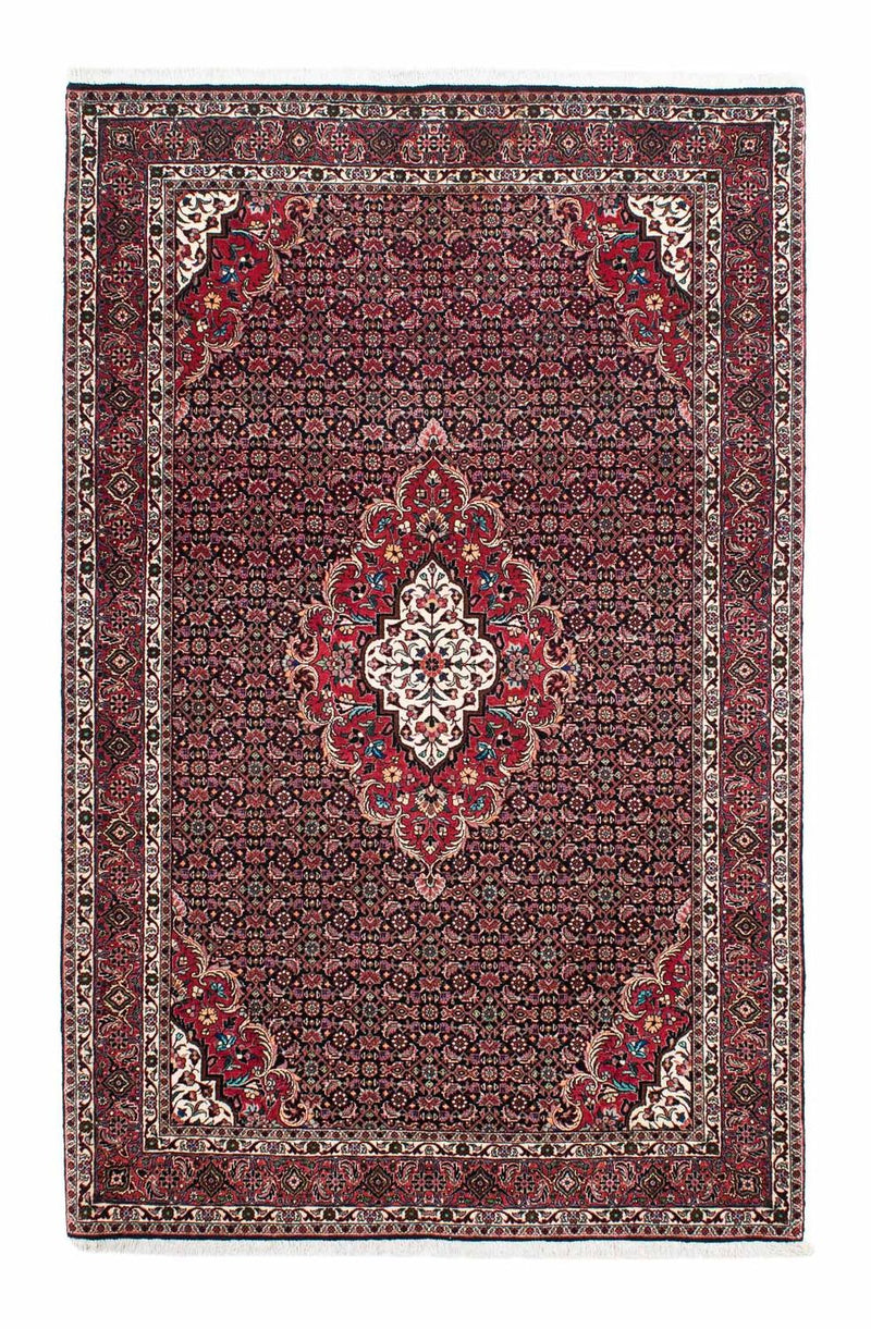 Alfombra persa - Bidjar - 214 x 133 cm - rojo