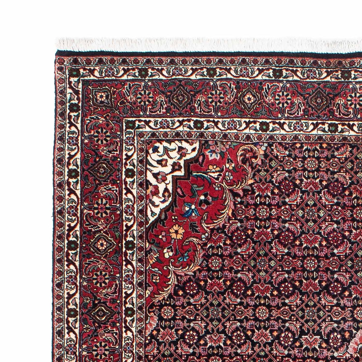 Alfombra persa - Bidjar - 214 x 133 cm - rojo