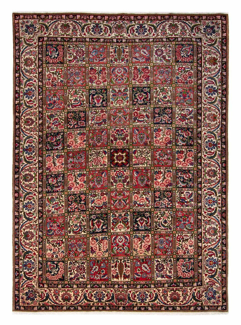 Alfombra persa - Nómada - 355 x 260 cm - azul oscuro