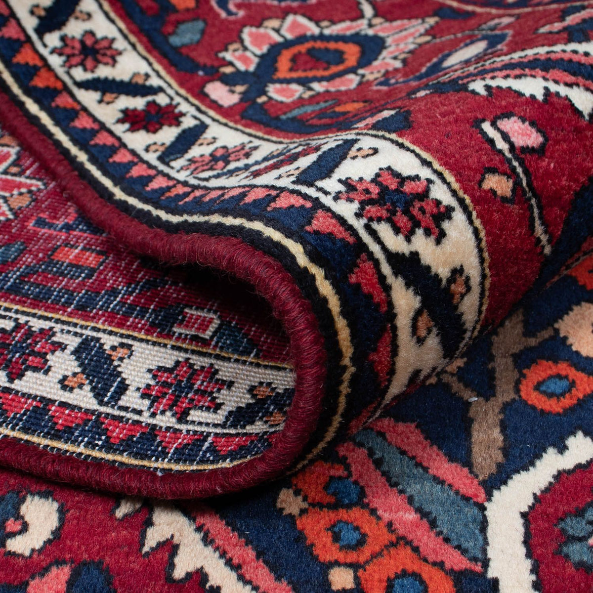 Alfombra persa - Nómada - 322 x 216 cm - rojo oscuro