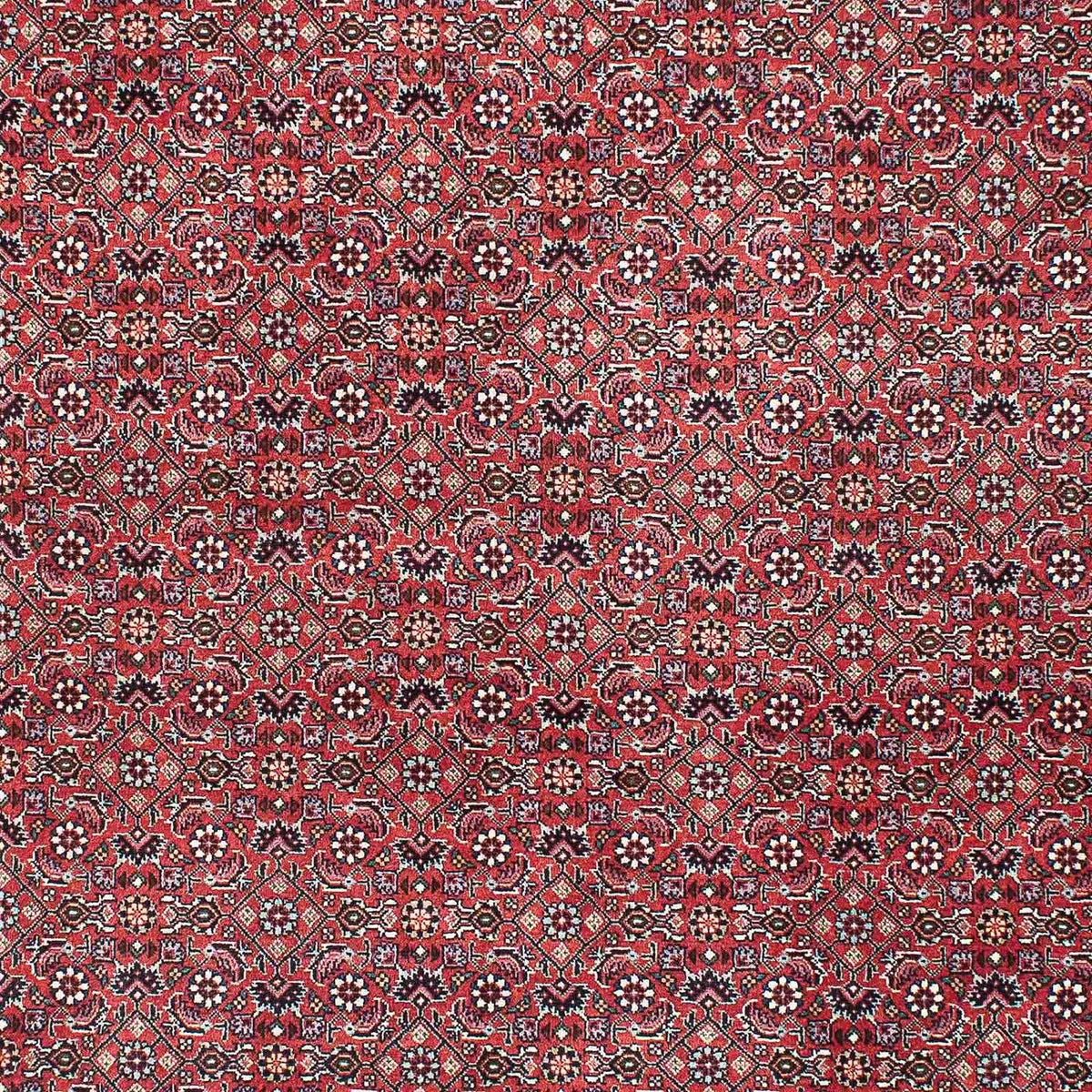 Alfombra persa - Bidjar - 208 x 132 cm - rojo