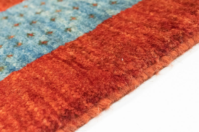 Alfombra de pasillo Alfombra Gabbeh - Loribaft Persa - 174 x 88 cm - rojo