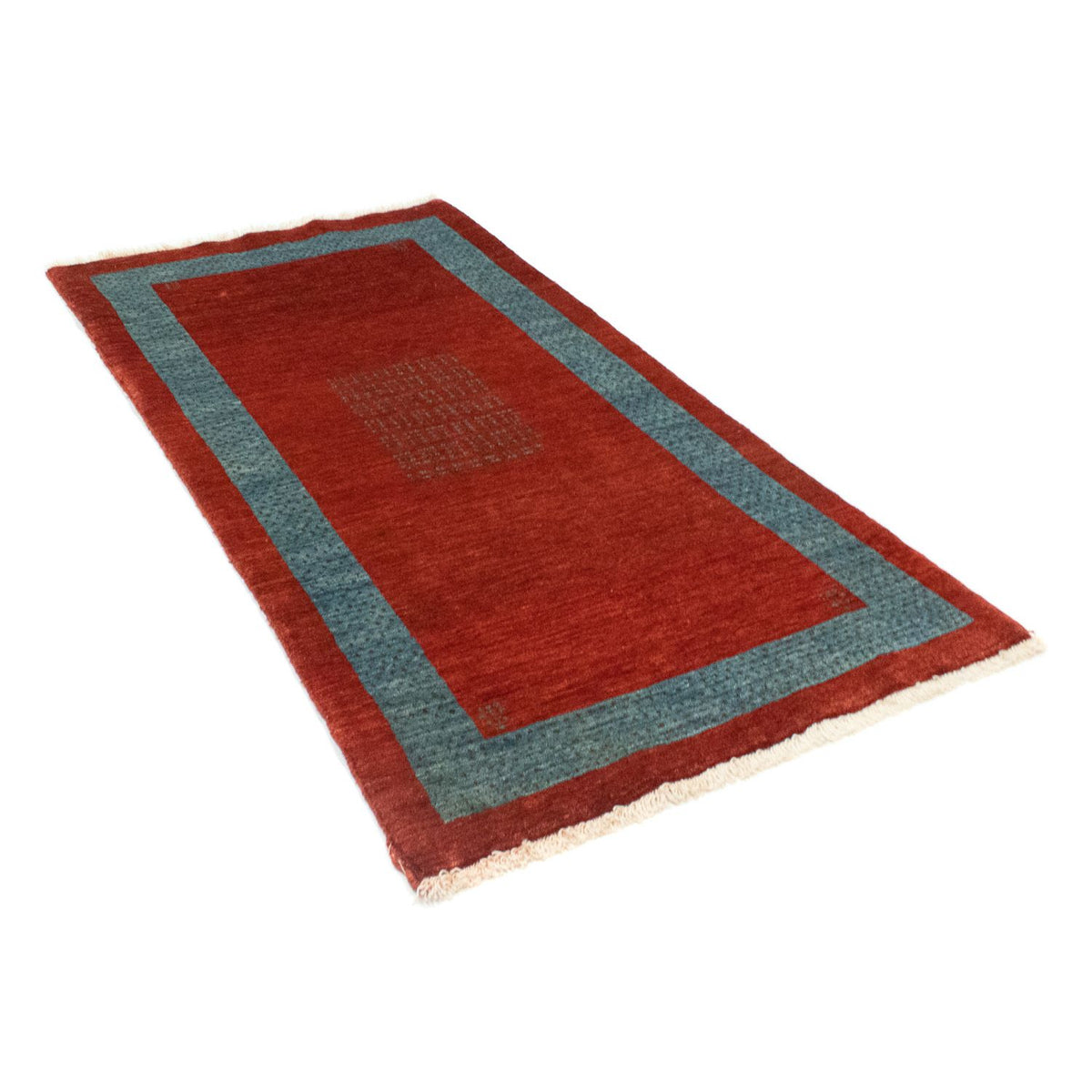 Alfombra de pasillo Alfombra Gabbeh - Loribaft Persa - 174 x 88 cm - rojo
