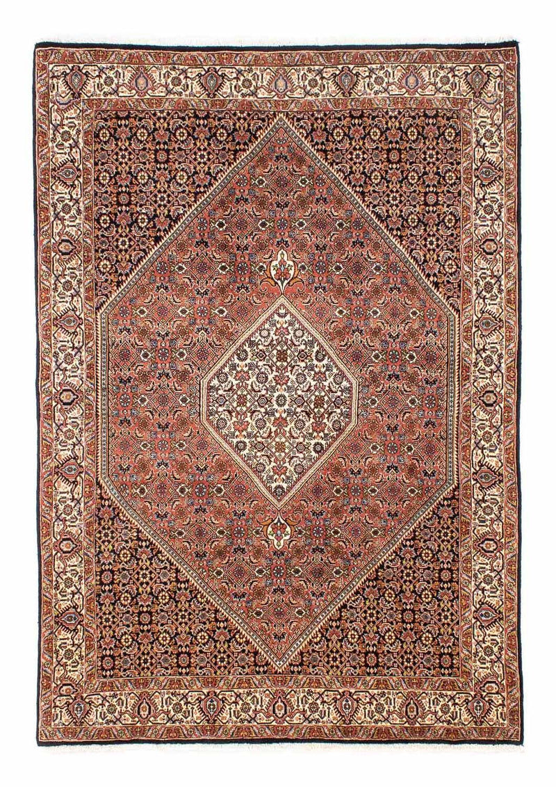 Alfombra persa - Bidjar - 242 x 165 cm - rojo claro