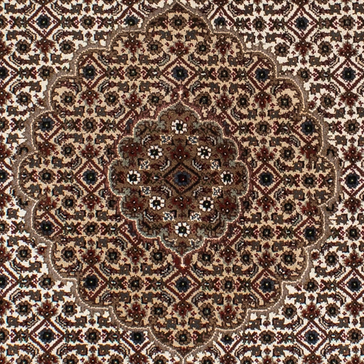 Alfombra persa - Tabriz redondo - 148 x 147 cm - multicolor
