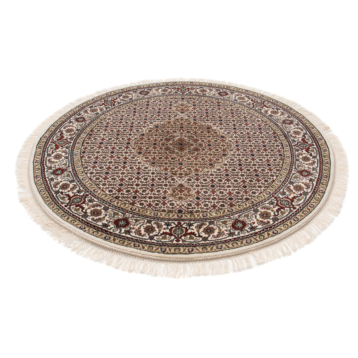 Alfombra persa - Tabriz redondo - 148 x 147 cm - multicolor