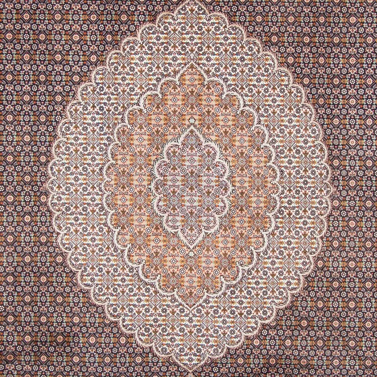 Alfombra persa - Tabriz - 295 x 205 cm - azul oscuro