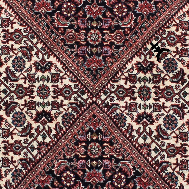 Alfombra de pasillo Alfombra persa - Bidjar - 190 x 77 cm - rojo