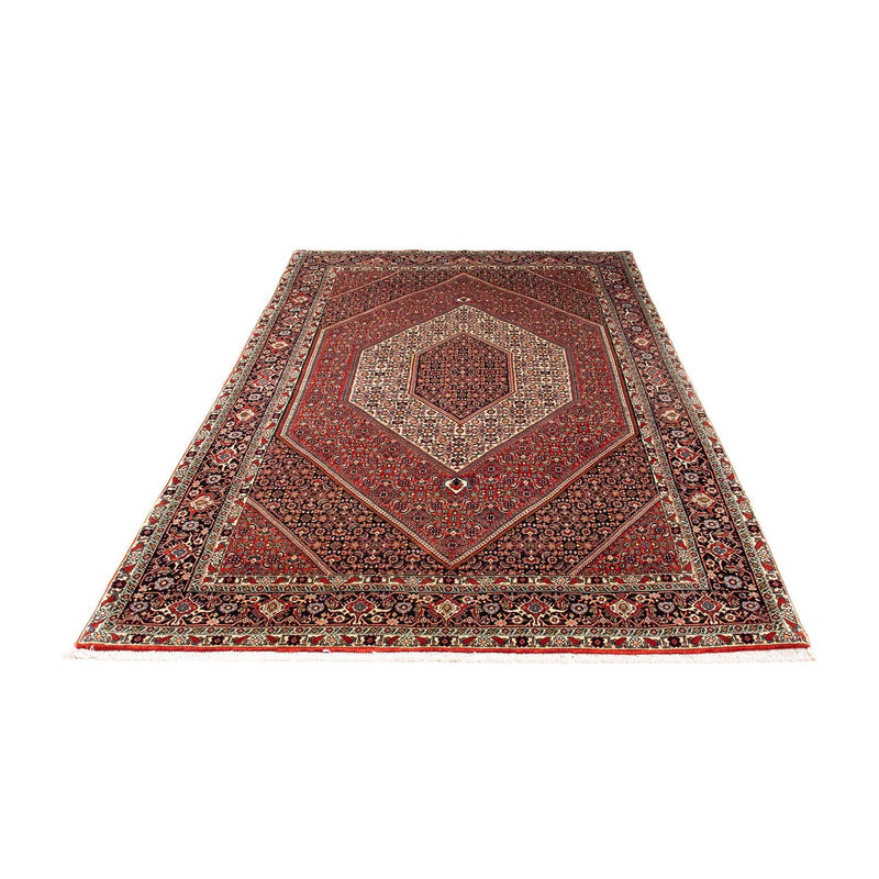Alfombra persa - Bidjar - 244 x 153 cm - rojo oscuro