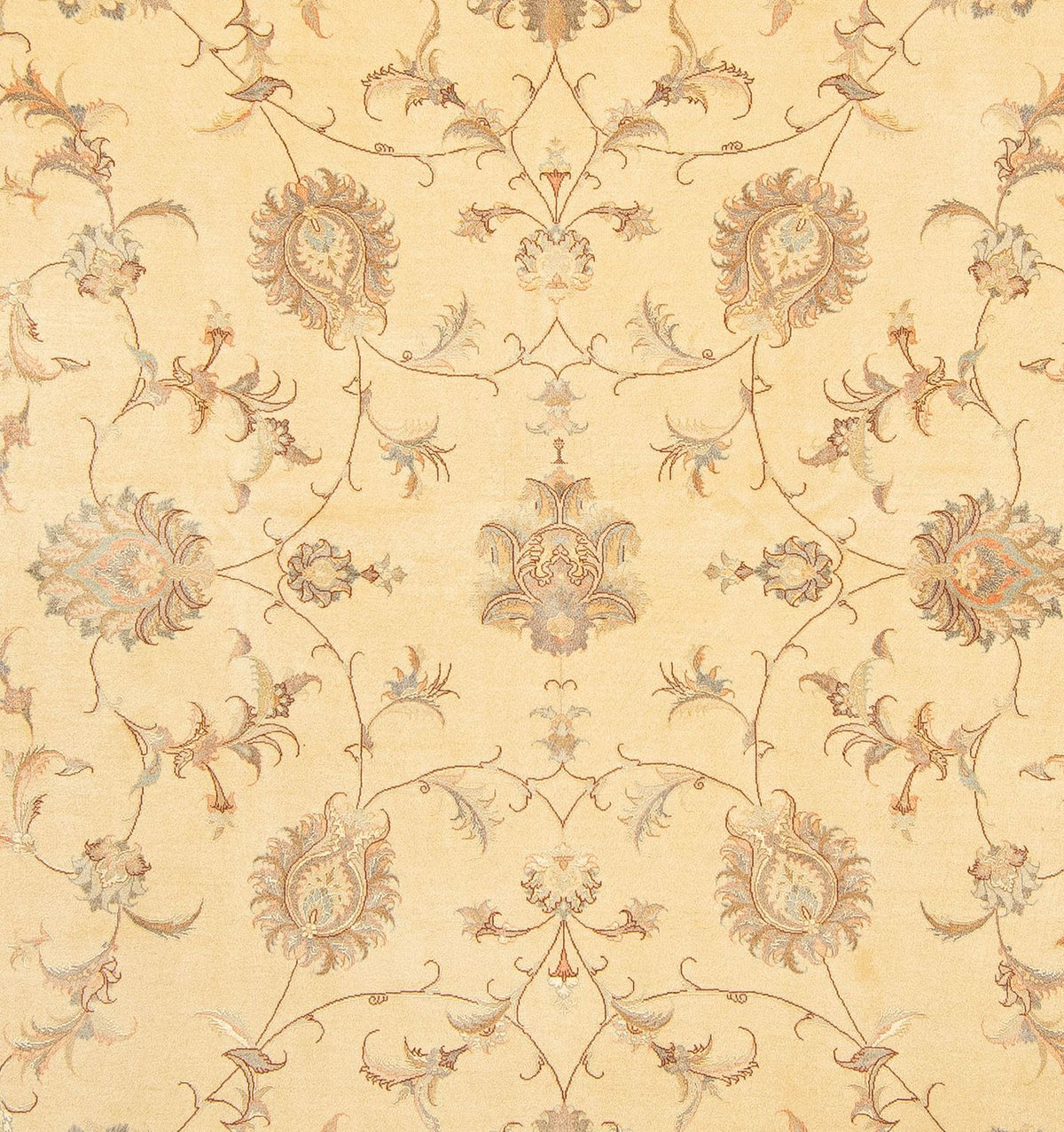 Alfombra Persa - Tabriz - Real - 242 x 202 cm - beige