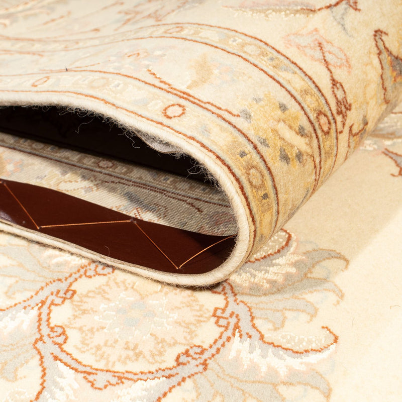 Alfombra Persa - Tabriz - Real - 242 x 202 cm - beige