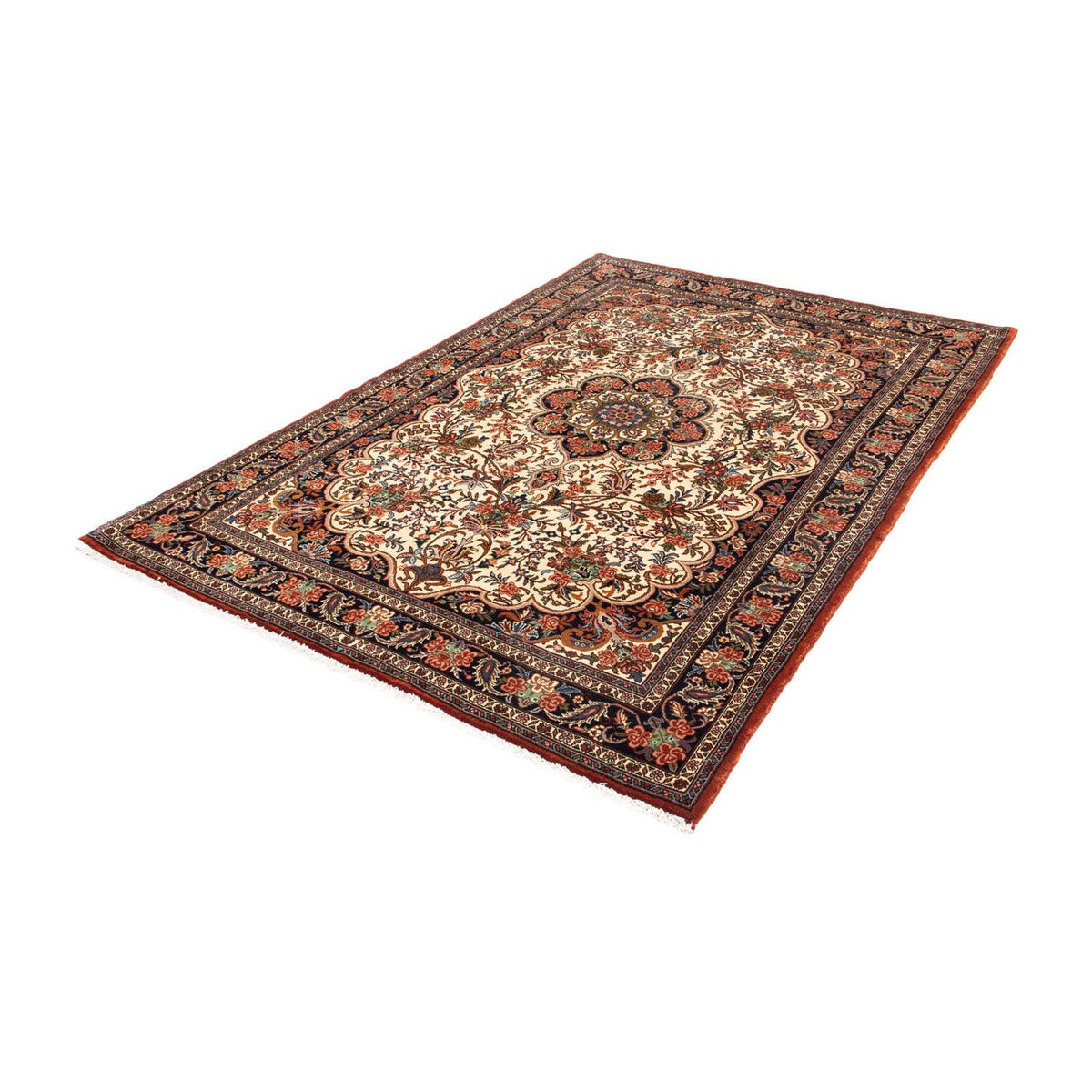 Alfombra persa - Bidjar - 211 x 139 cm - beige