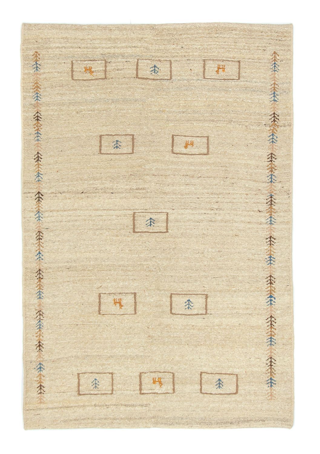 Alfombra Gabbeh - Persa - 166 x 113 cm - beige