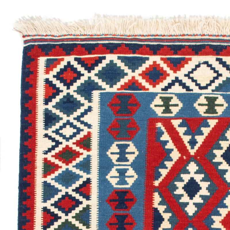 Alfombra Kelim - Oriental cuadrado  - 104 x 103 cm - rojo oscuro