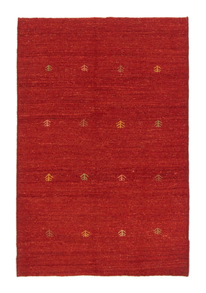 Alfombra Gabbeh - Persa - 151 x 100 cm - rojo
