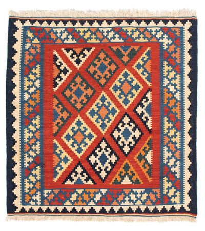 Kilim Fars 101x105cm - rojo