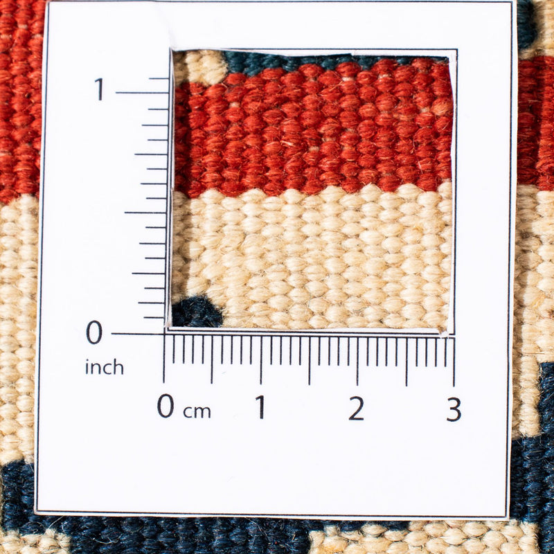 Alfombra Kelim - Oriental cuadrado  - 105 x 103 cm - rojo oscuro