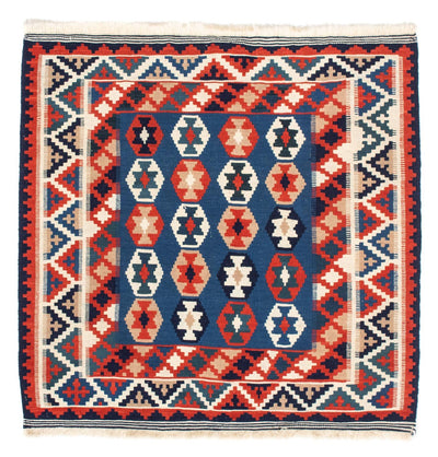Kilim Fars 100x103cm - azul oscuro