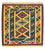 Alfombra Kelim - Oriental cuadrado  - 102 x 101 cm - multicolor