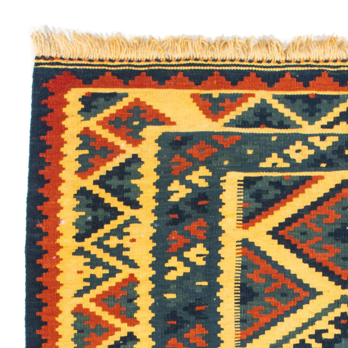 Alfombra Kelim - Oriental cuadrado  - 102 x 101 cm - multicolor