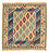 Alfombra Kelim - Oriental cuadrado  - 100 x 100 cm - beige