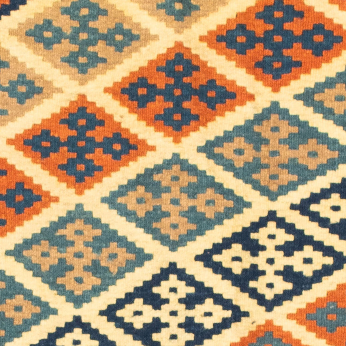 Alfombra Kelim - Oriental cuadrado  - 100 x 98 cm - multicolor