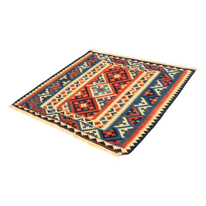Alfombra Kelim - Oriental cuadrado  - 104 x 101 cm - multicolor