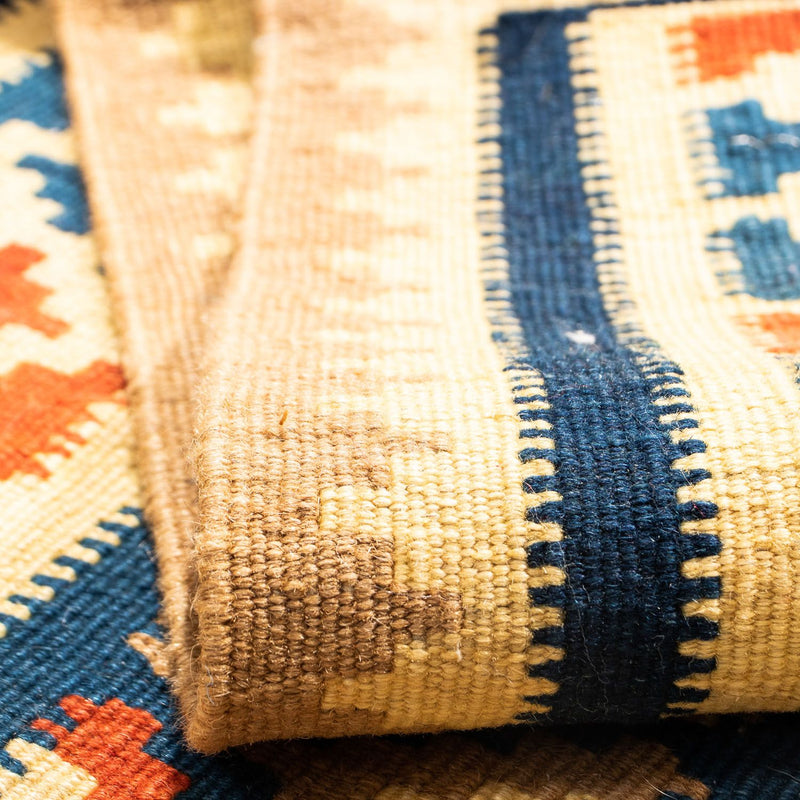 Alfombra Kelim - Oriental cuadrado  - 103 x 100 cm - beige