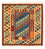Alfombra Kelim - Oriental cuadrado - 105 x 100 cm - multicolor