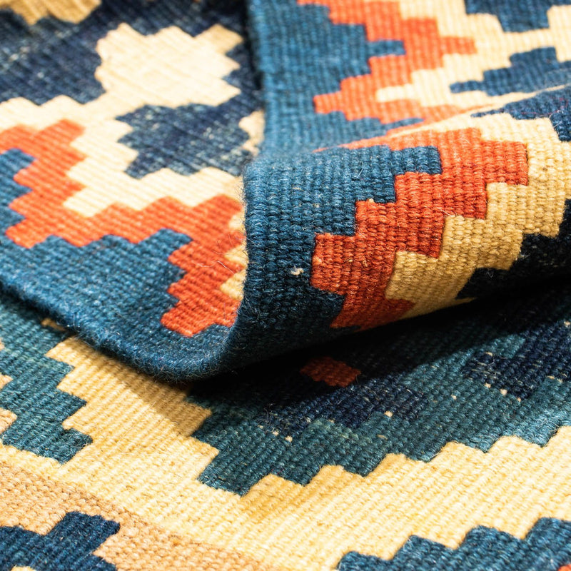 Alfombra Kelim - Oriental cuadrado  - 98 x 96 cm - multicolor
