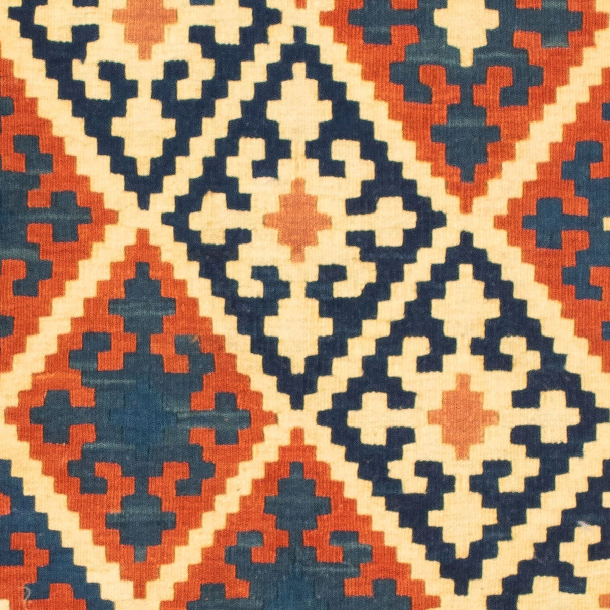 Alfombra Kelim - Oriental cuadrado - 106 x 100 cm - multicolor