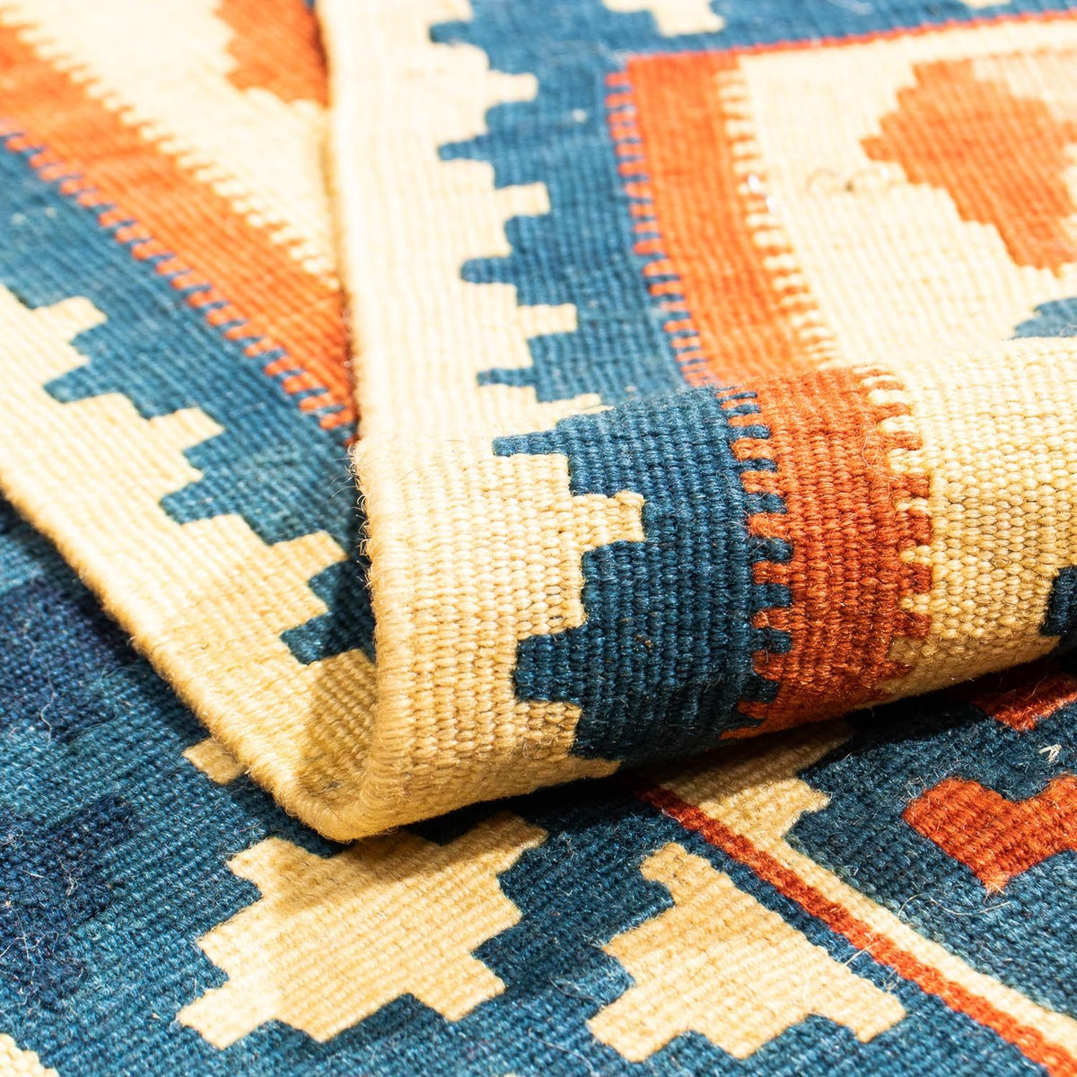 Alfombra Kelim - Oriental cuadrado - 106 x 100 cm - multicolor