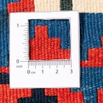 Alfombra Kelim - Oriental cuadrado - 104 x 100 cm - azul oscuro