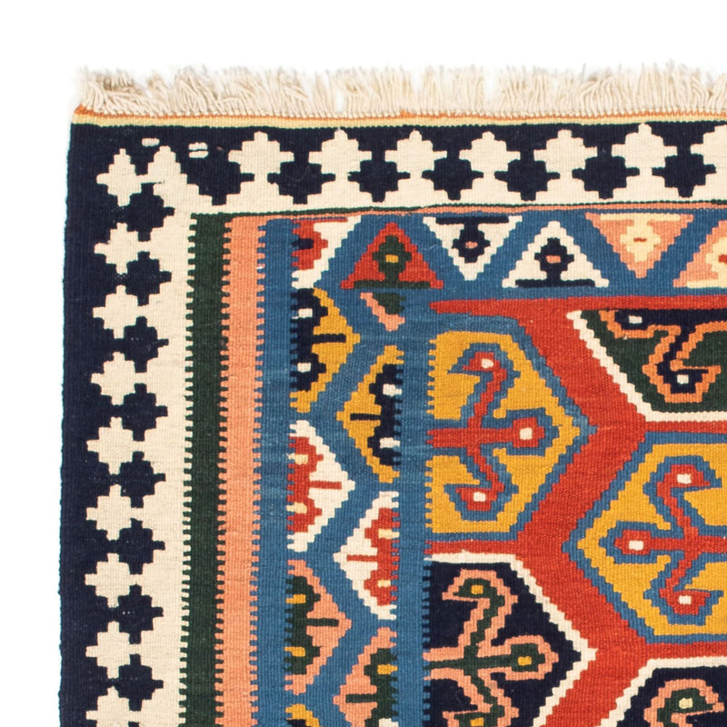 Alfombra Kelim - Oriental cuadrado  - 105 x 103 cm - rojo