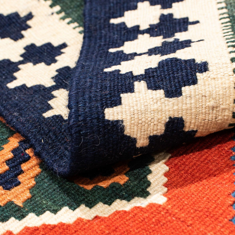 Alfombra Kelim - Oriental cuadrado  - 105 x 103 cm - rojo