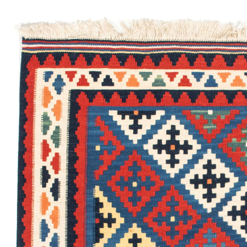 Alfombra Kelim - Oriental cuadrado  - 104 x 97 cm - azul