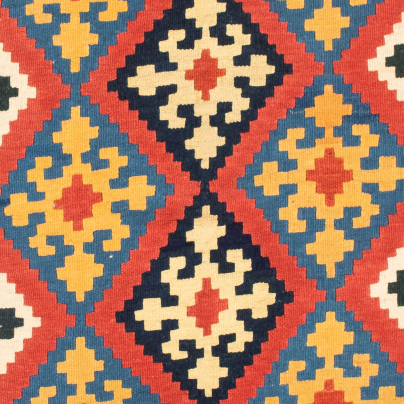 Alfombra Kelim - Oriental cuadrado  - 102 x 101 cm - rojo