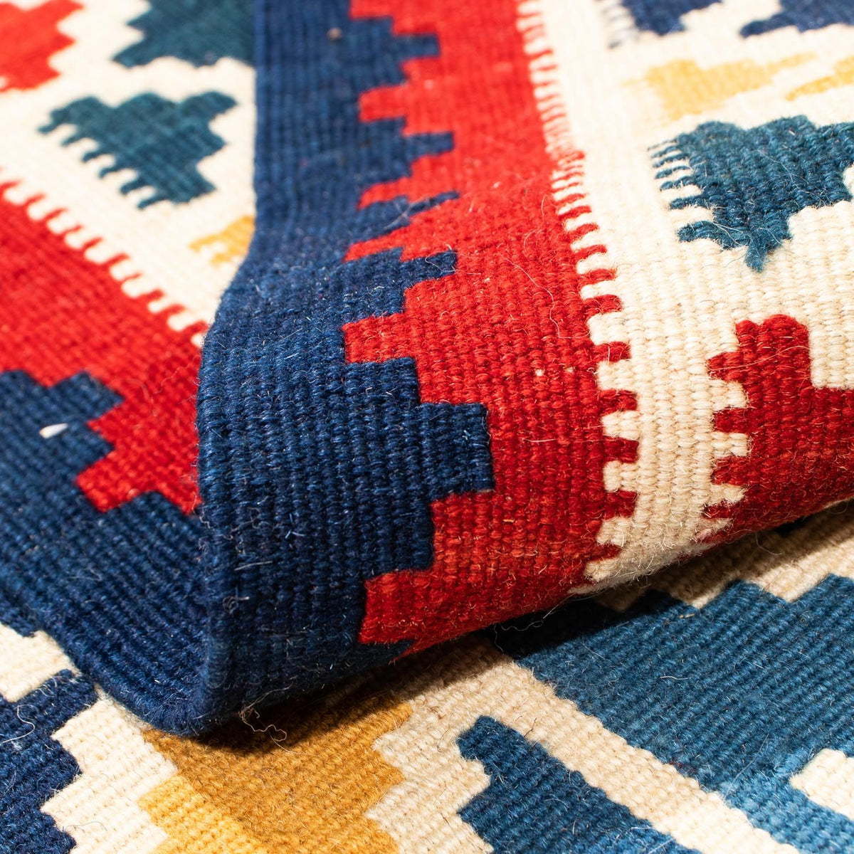 Alfombra Kelim - Oriental cuadrado  - 105 x 102 cm - multicolor