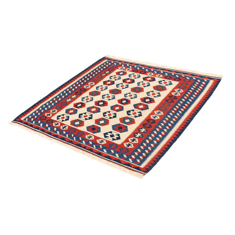 Alfombra Kelim - Oriental cuadrado  - 103 x 103 cm - beige