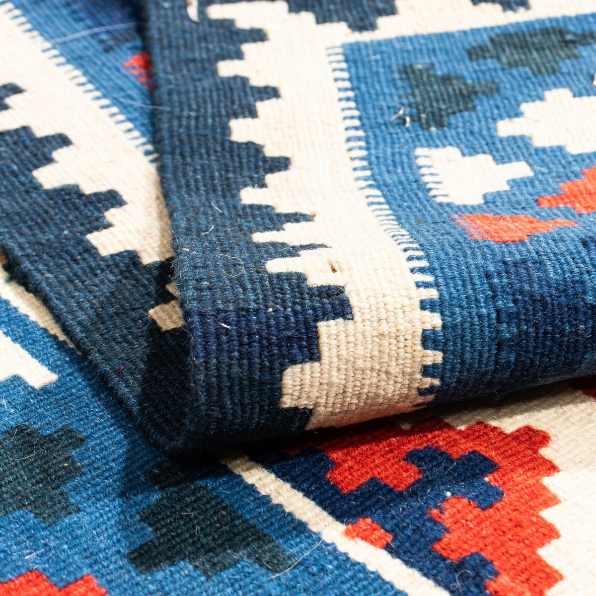 Alfombra Kelim - Oriental cuadrado  - 103 x 103 cm - multicolor