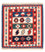 Alfombra Kelim - Oriental cuadrado - 106 x 100 cm - multicolor
