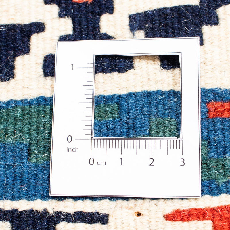 Alfombra Kelim - Oriental cuadrado  - 110 x 100 cm - azul