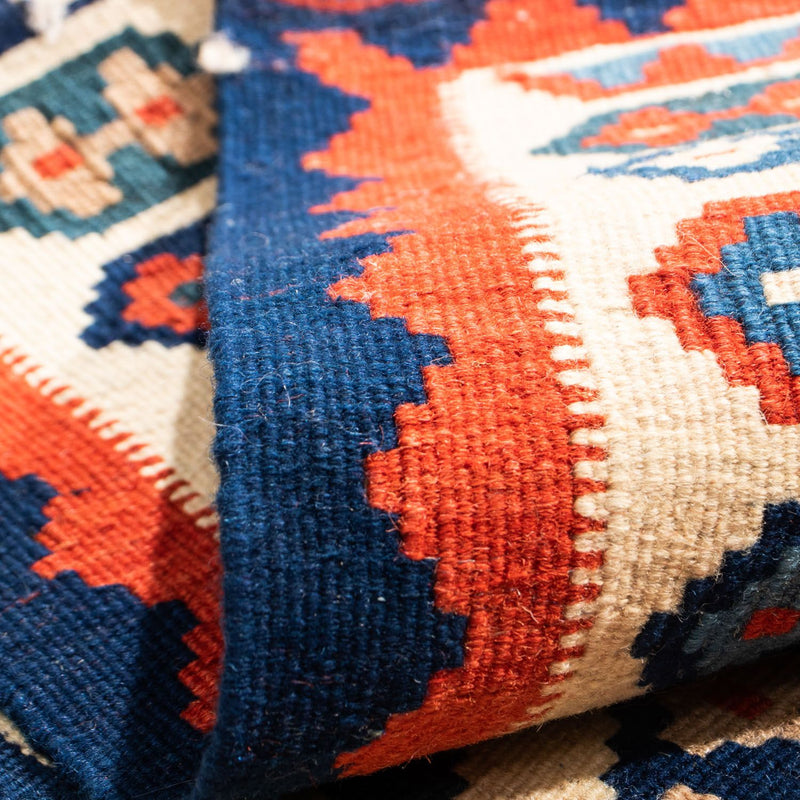 Alfombra Kelim - Oriental cuadrado  - 104 x 102 cm - beige