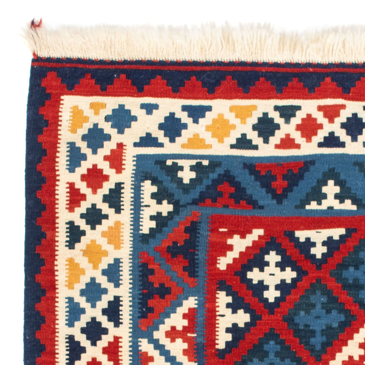 Alfombra Kelim - Oriental cuadrado  - 105 x 104 cm - multicolor