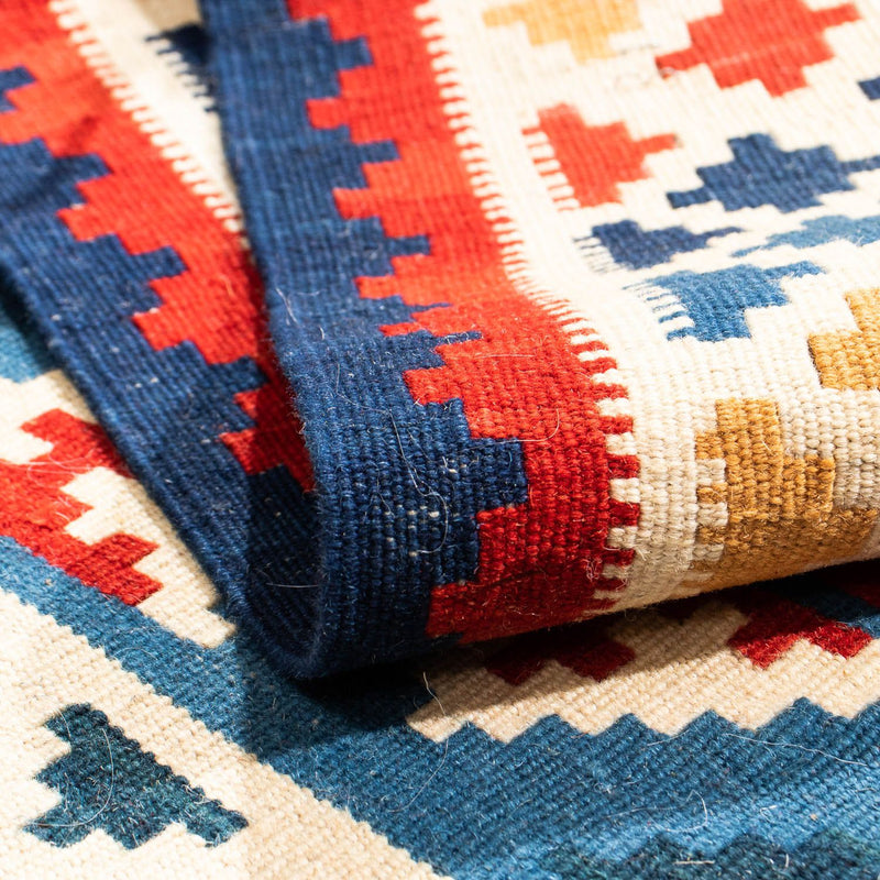 Alfombra Kelim - Oriental cuadrado  - 105 x 104 cm - multicolor