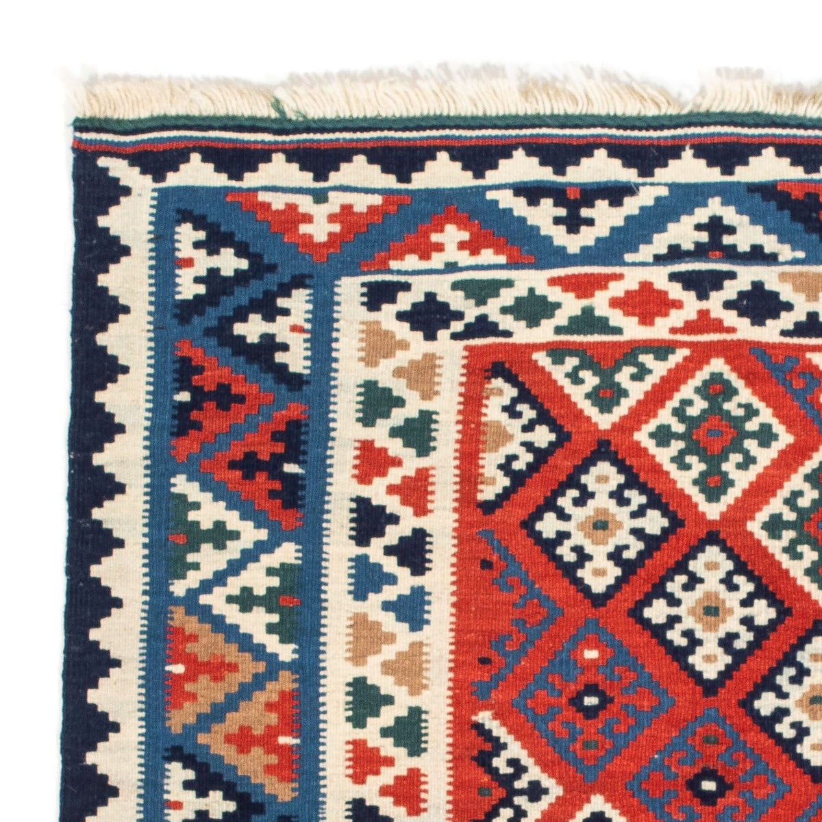 Alfombra Kelim - Oriental cuadrado - 103 x 100 cm - multicolor