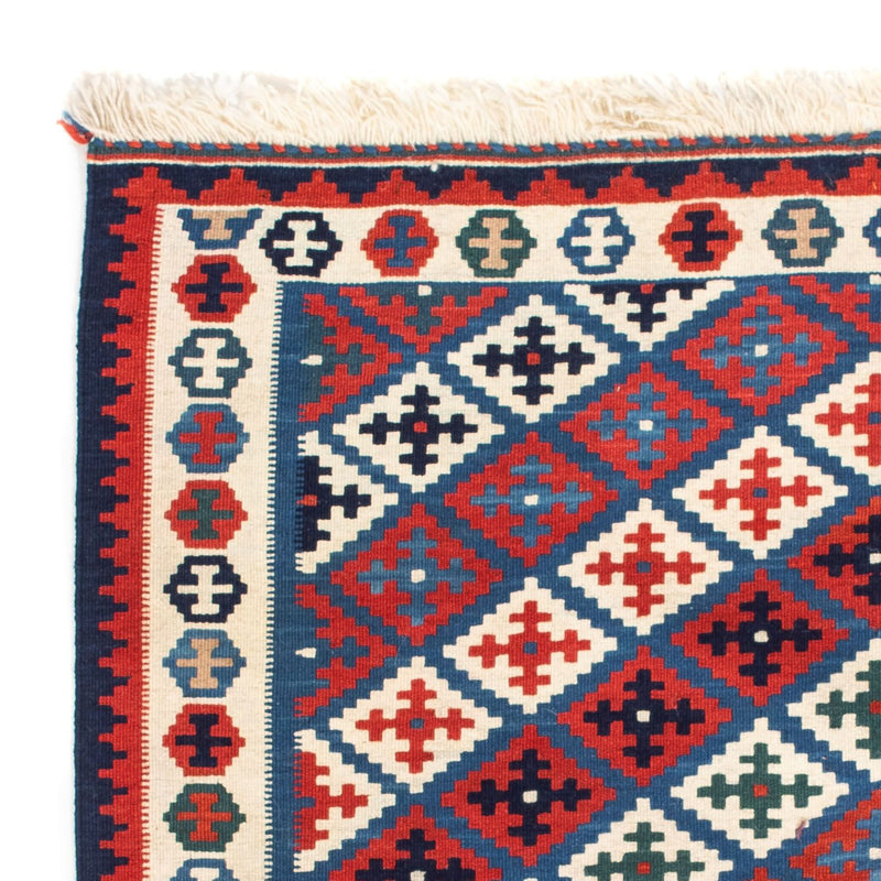 Alfombra Kelim - Oriental cuadrado  - 105 x 103 cm - azul