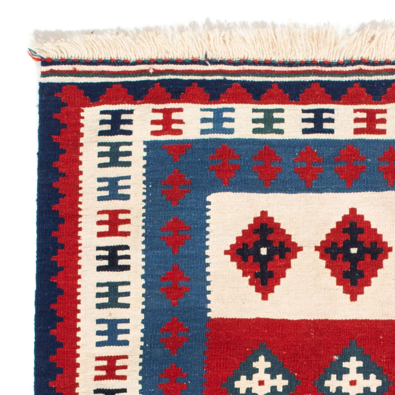 Alfombra Kelim - Oriental cuadrado  - 106 x 103 cm - azul